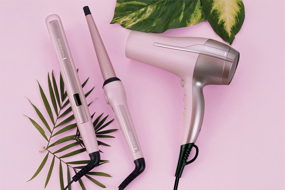 Remington S5901 Coconut Smooth Hair Straightener - Pink.