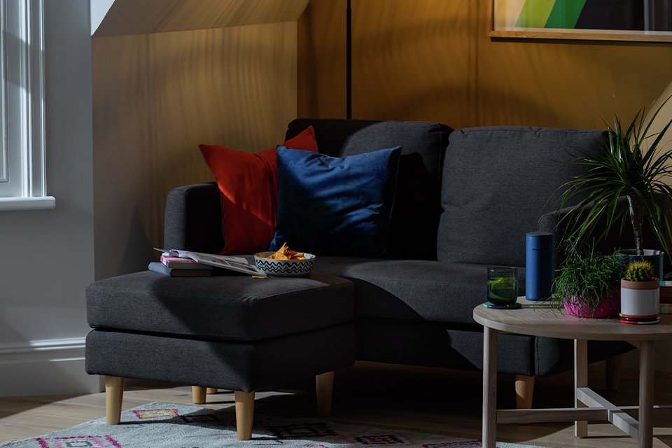 Habitat Remi Fabric 2 Seater - Teal.