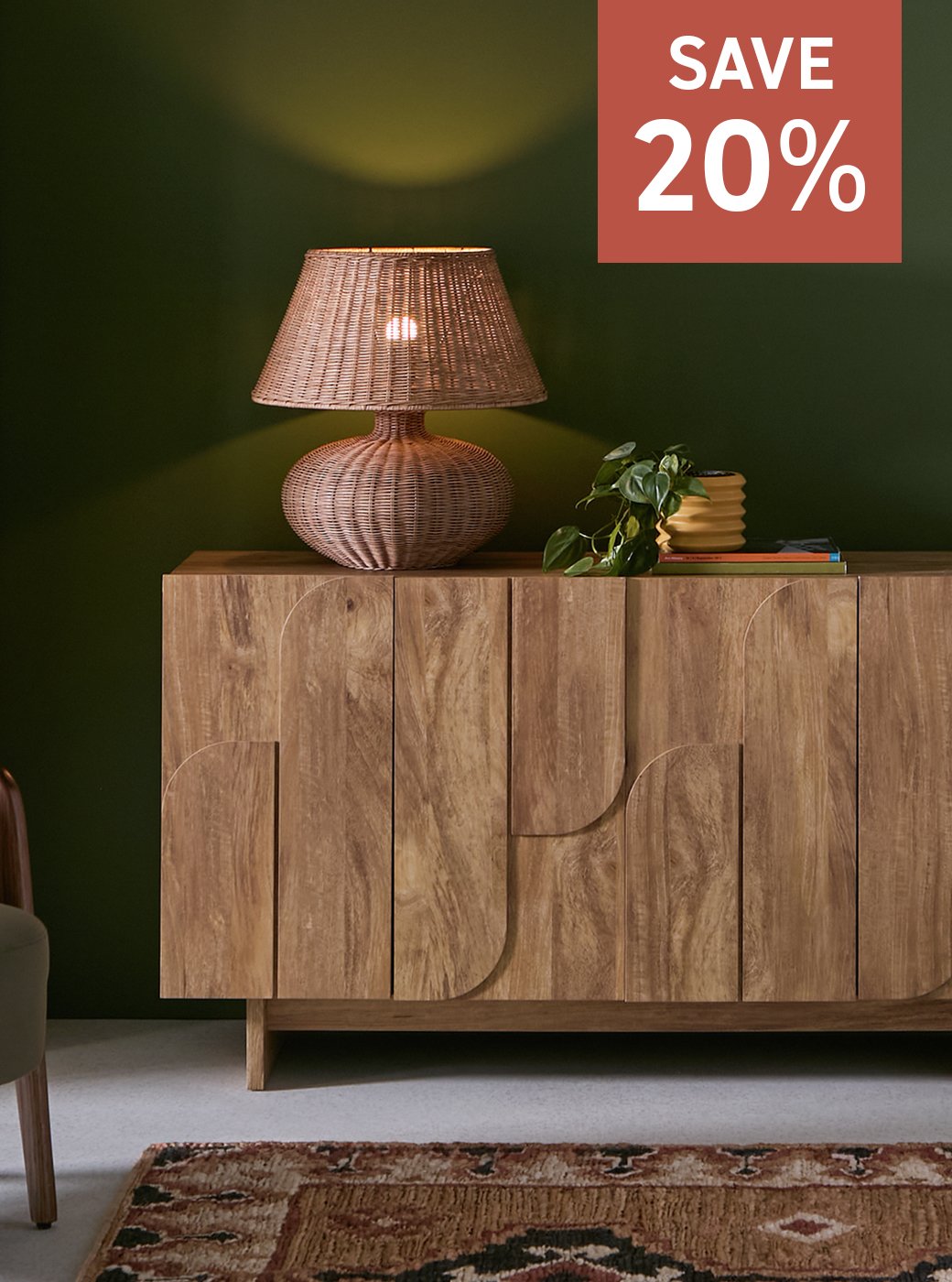 Save 20% on selected indoor furniture. Use code NEW20. Shop now.