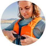 Buoyancy aids and life jackets.