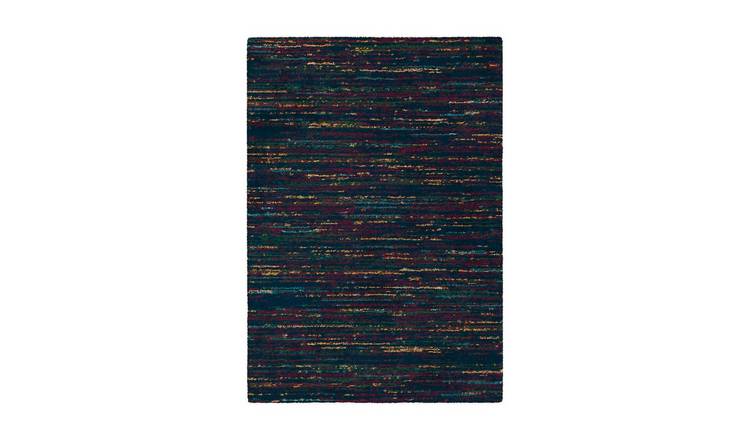 Mega Flooring Multi Shaggy Abstract Rug - 160 x 230cm