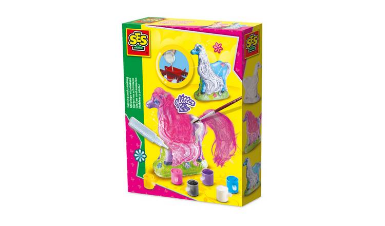 SES Creative Horses Casting and Painting Craft Set - Age 5+
