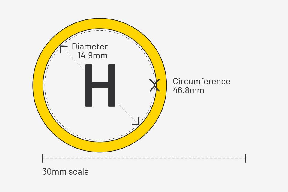 what ring size is 2 cm diameter