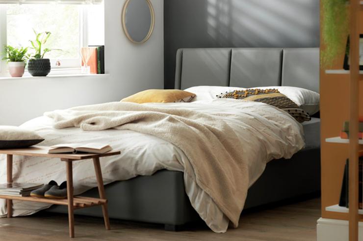 Tidy away with an ottoman storage bed.