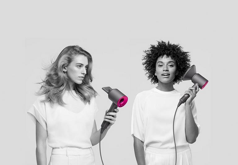 Dyson Supersonic hair dryer. Engineered for different hair types.