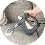 Handheld steam cleaners.