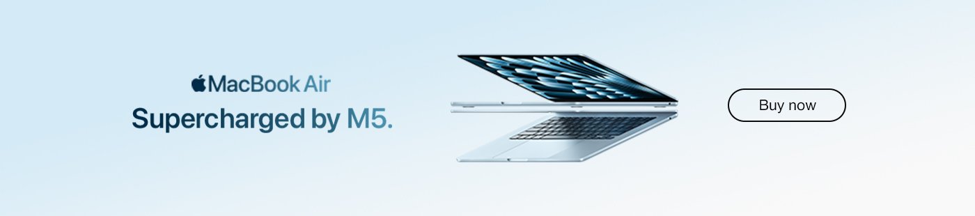 MacBook Air. Might takes flight. Supercharged by M5.