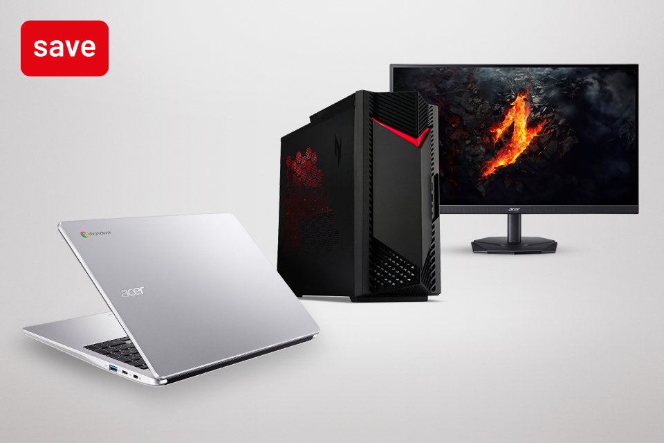 Save £50 on selected Acer. Using code ACER50.