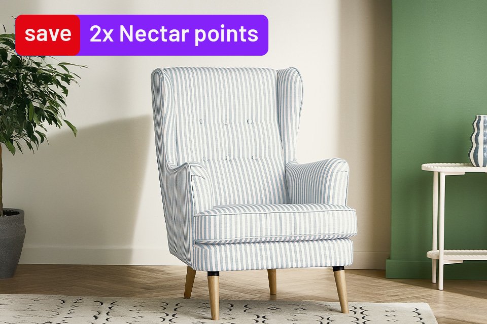 2x Nectar points. Save 20% on selected new furniture lines. Use code NEW20 at checkout.