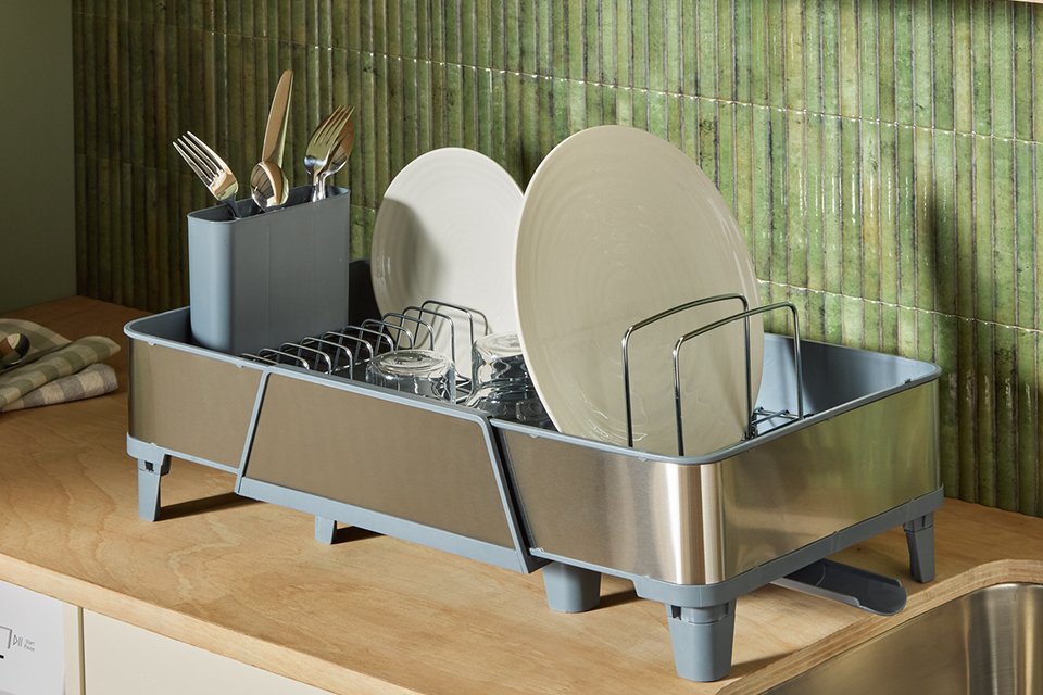 Sinkware. Includes dish racks, drainers and more.