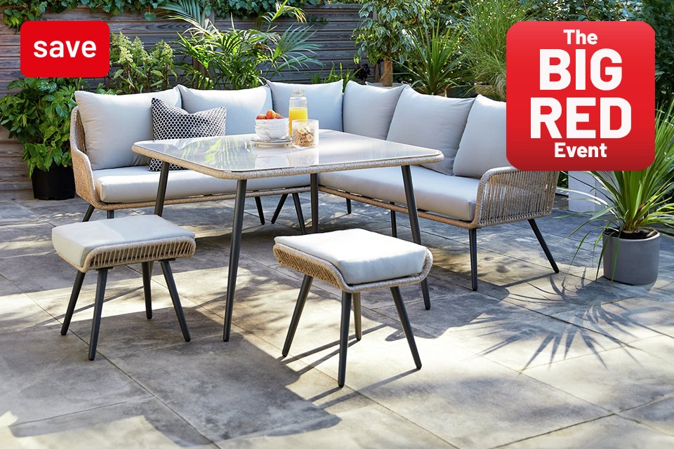 The Big Red Event. Save 20% on selected garden & outdoor using code GREEN20.