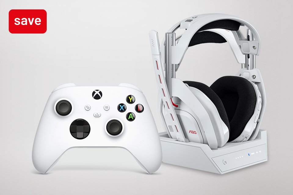 Save 10% on an Astro, A10, A20, A50 or A50x headset. When bought with a selected console.