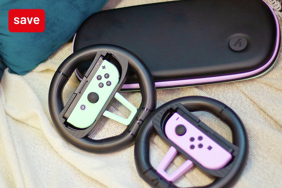 Save on the Stealth accessory bundle. When bought with a Switch or Switch 2 console.