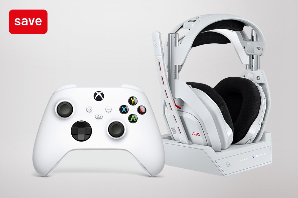 Save 10% on an Astro, A10, A20, A50 or A50x headset. When bought with a selected console.