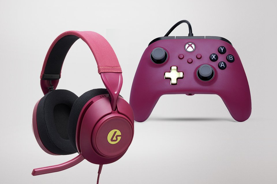 Buy the Ruby Wine PowerA Xbox controller and matching headset for only £36.
