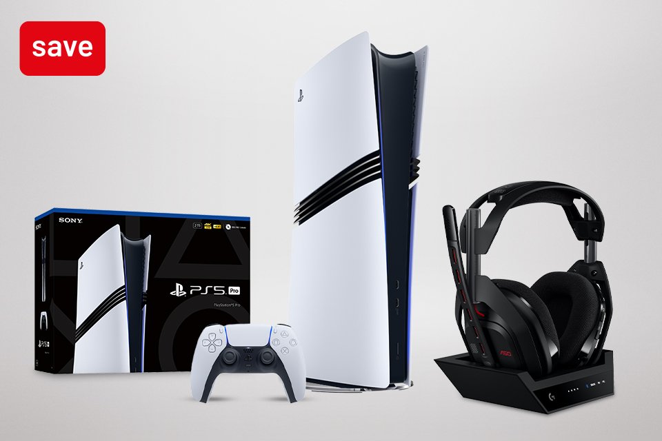 Save 10% on an Astro A20, A50 or A50x headset. When bought with a PlayStation 5 Pro.