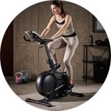 Exercise bikes.