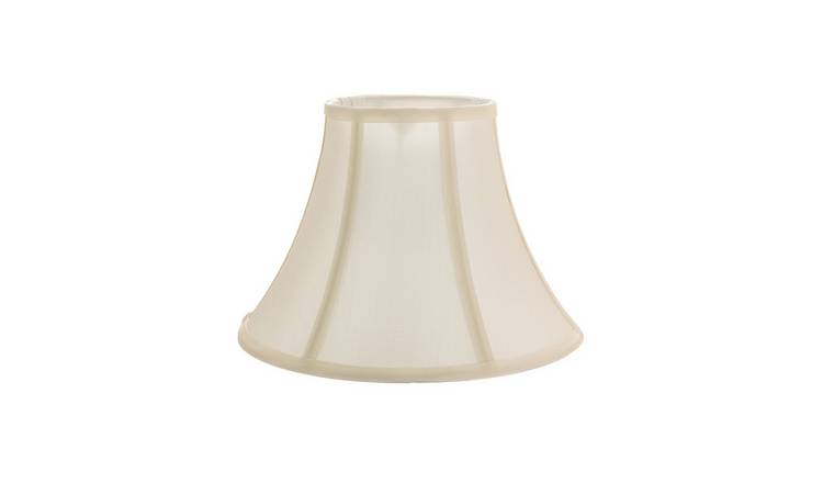 Happy Homewares Empire Shaped Small in Silky Cream Cotton Lampshade - 20cm