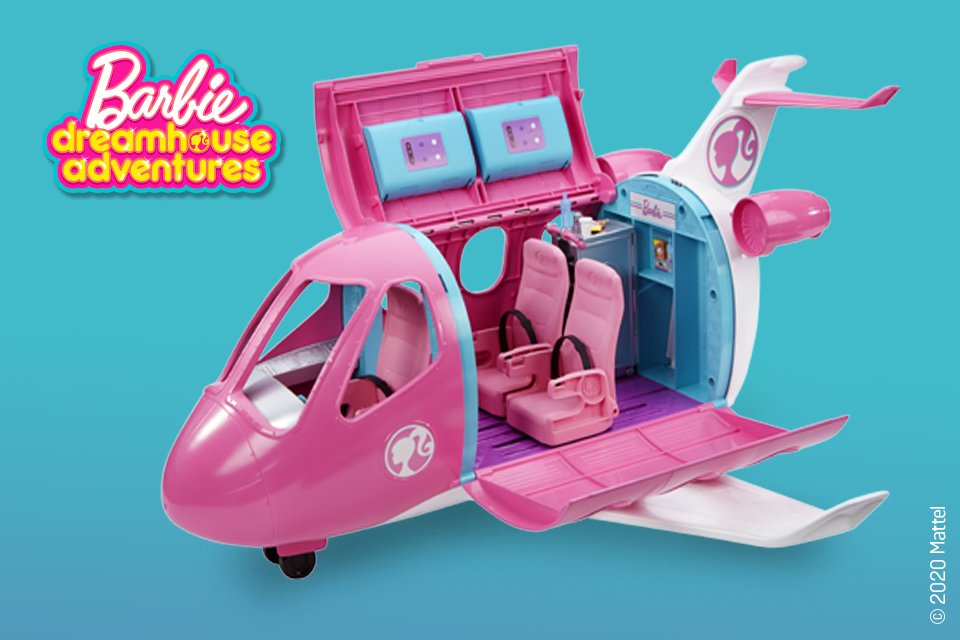 barbie airplane argos