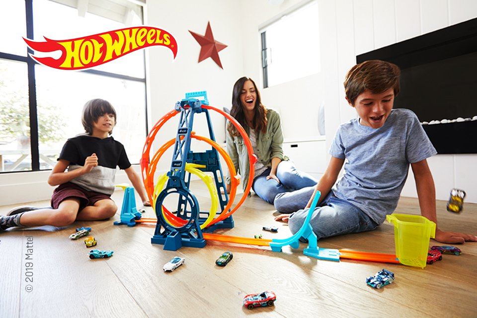 argos hot wheels track builder