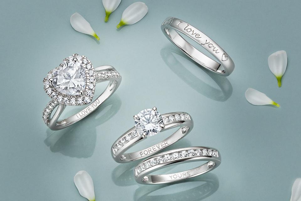 Image of rings from the Revere collection