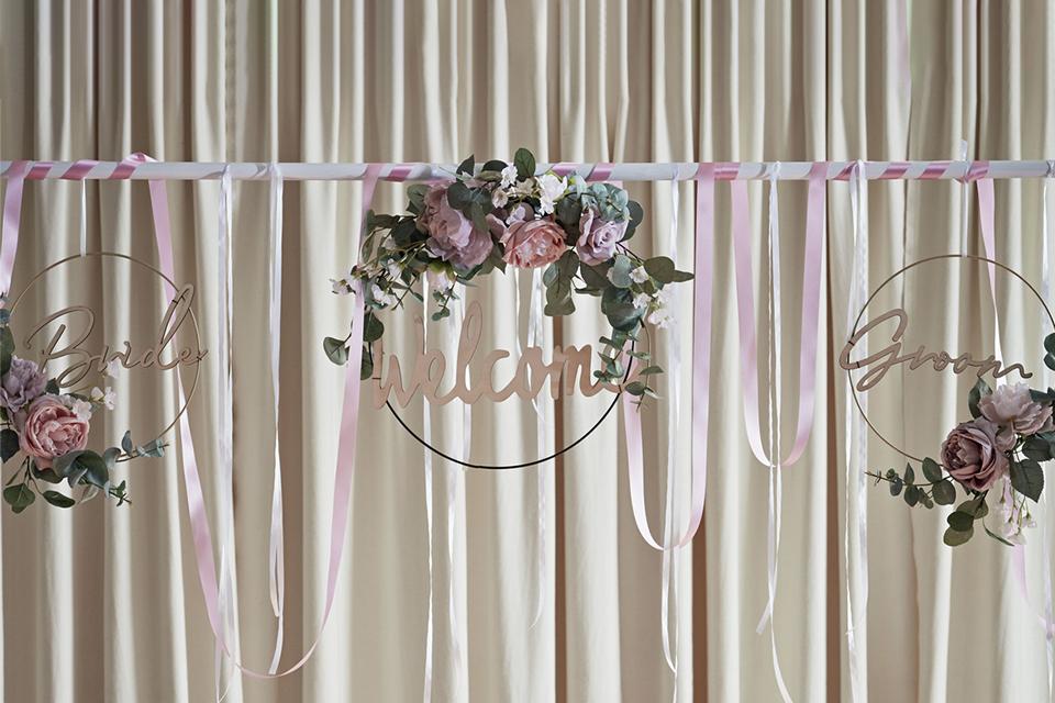 Image of a wedding decoration