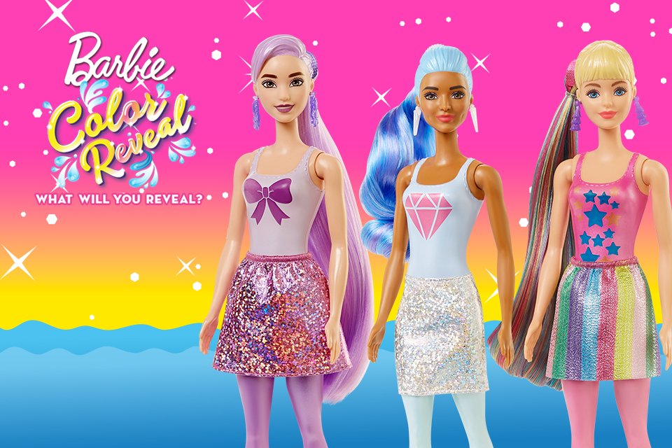 argos barbie colour reveal