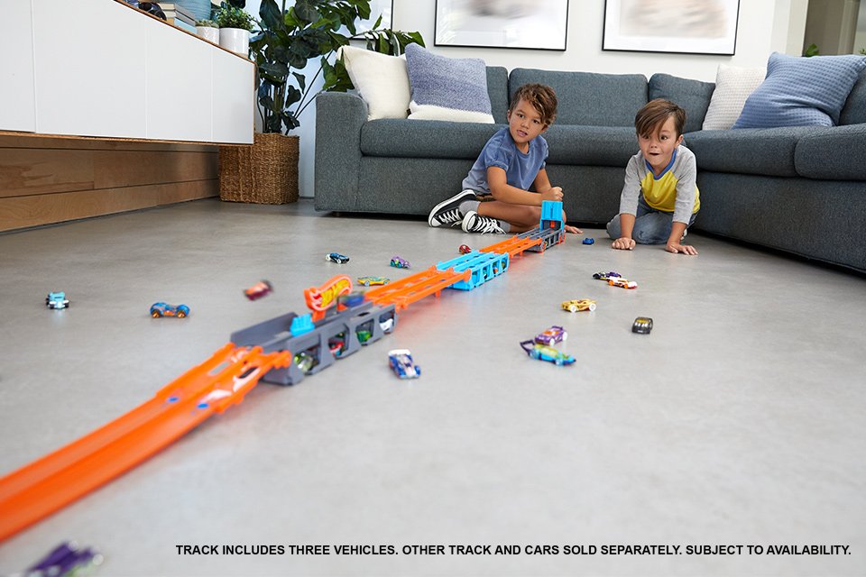 argos hot wheels track builder