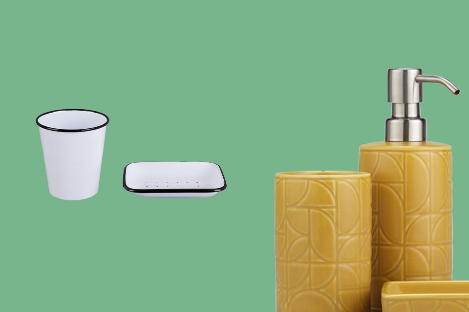 Bathroom accessories.