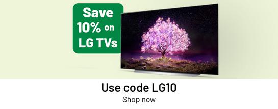 Save 10% on LG TVs. Use code LG10. Shop now.
