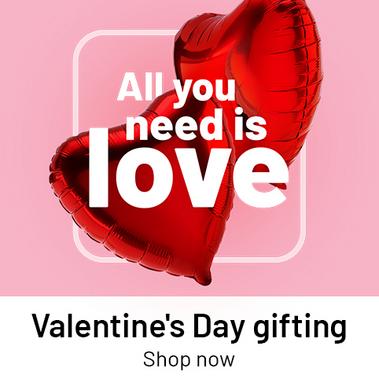All you need is love. Valentine's day gifting Shop now.