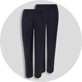 Blue & Navy trousers.