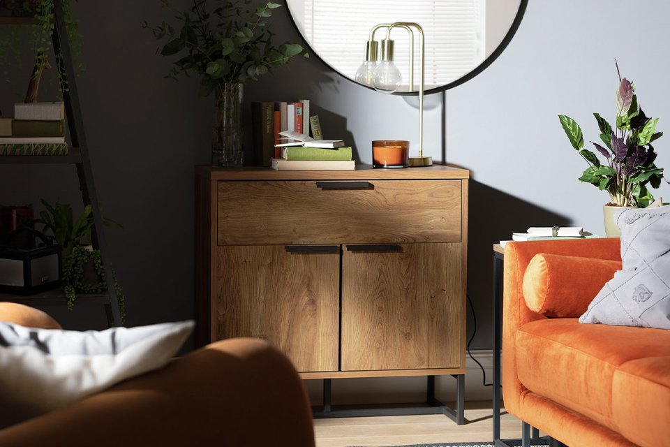 Sideboard with storage.