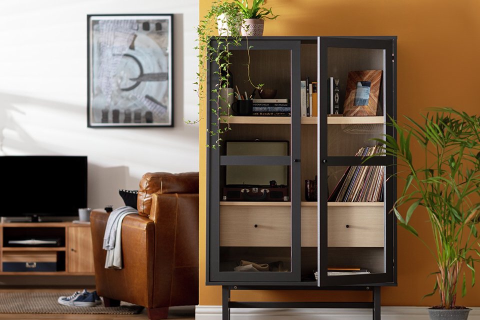 Dining room storage.