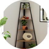 Bookcases and shelving.