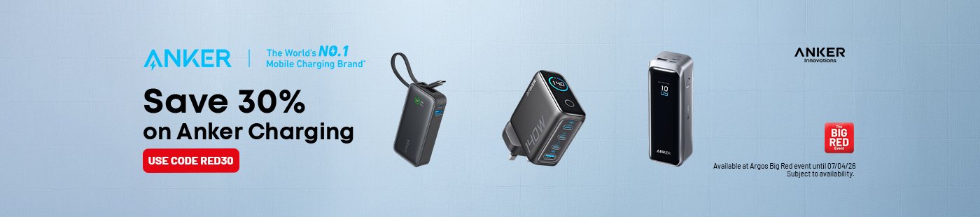The Big Red Event. Anker. Save 30% on Anker charging.