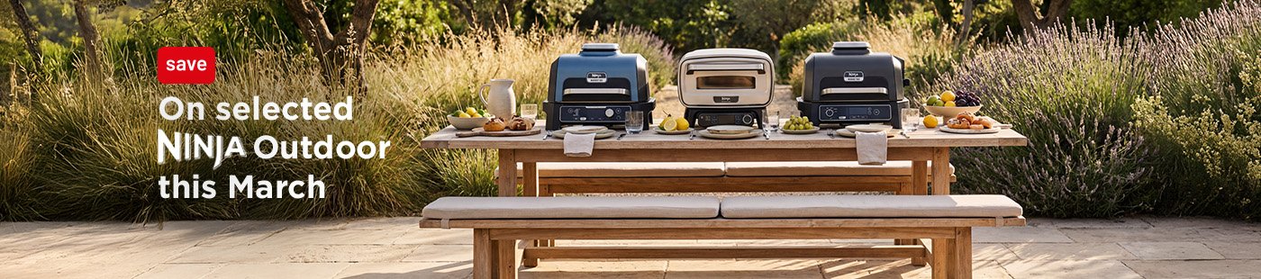 Ninja. Save on selected Ninja outdoor this march.