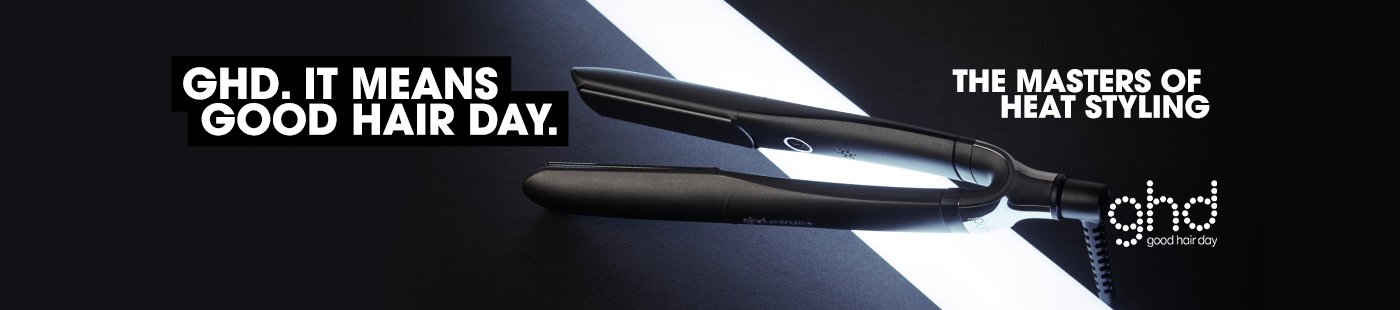 GHD. It means good hair day. The masters of heat styling.