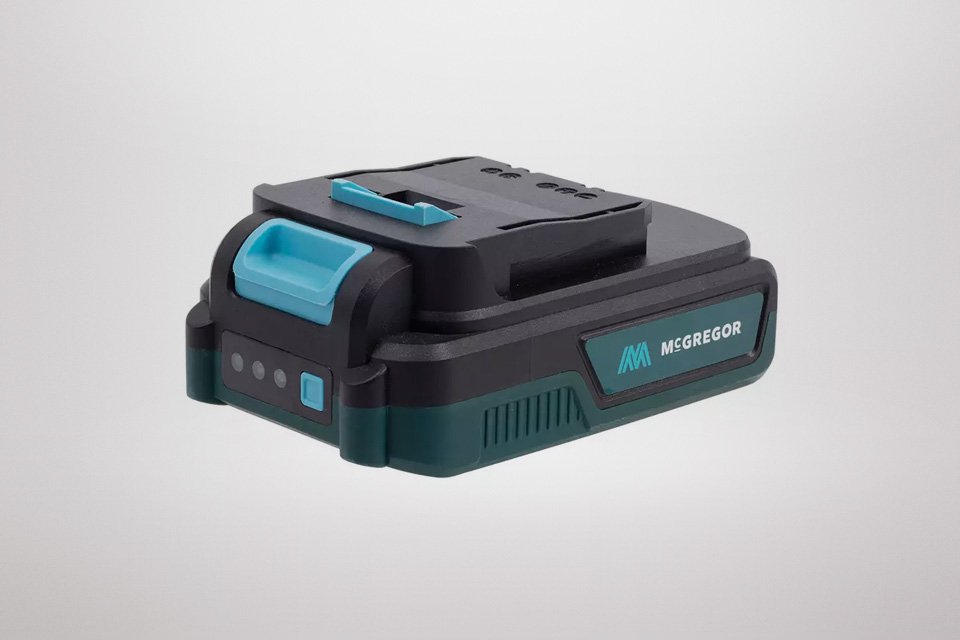 McGregor 18V 2Ah lithium battery.