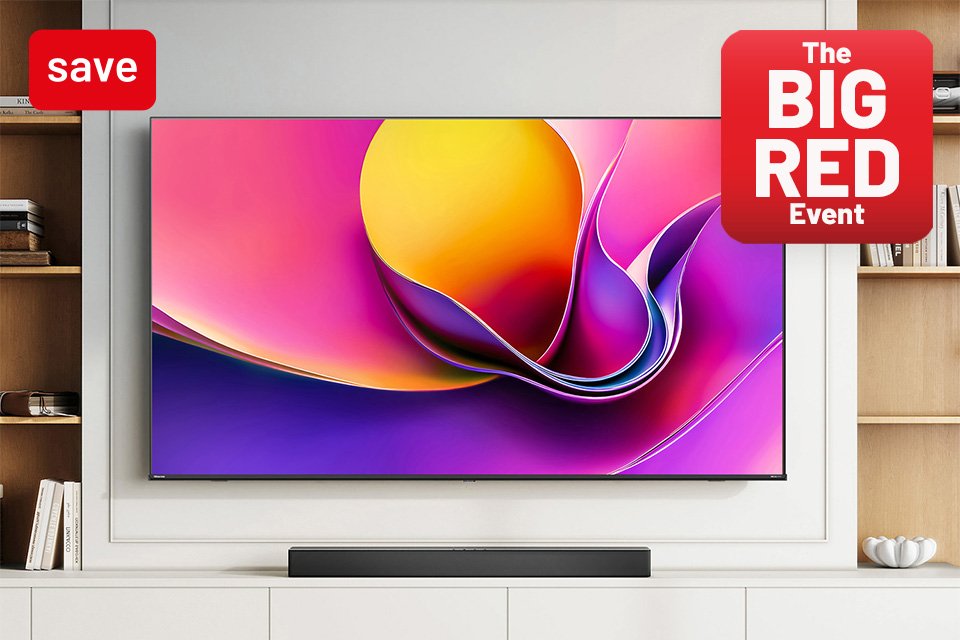 The Big Red Event. Save on selected tech. Using code RED10.