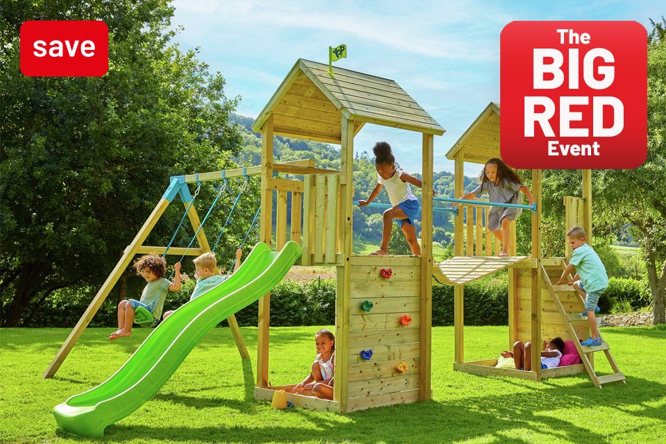 The Big red Event. Save 20% on selected outdoor toys. Use code RED20.