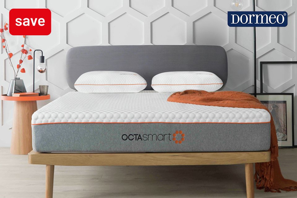 Save up to 40% on selected Dormeo mattresses and bedding.