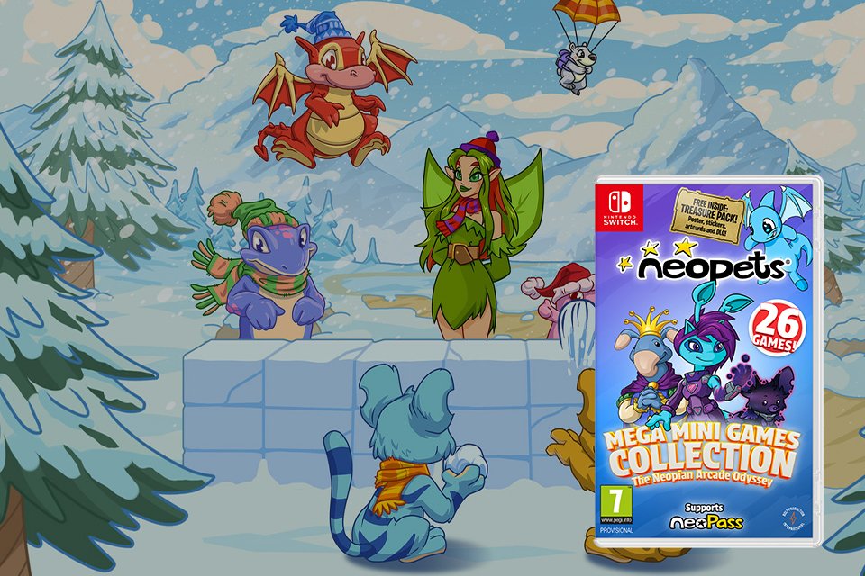 Neopets: Mega Mini Games Collection. An all-new map of neopia!