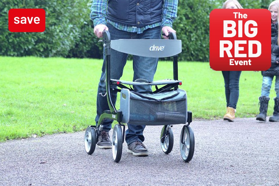 The Big Red Event. Save up to 50% on selected living aids. Using codes RED10, RED20, RED30 & RED50.