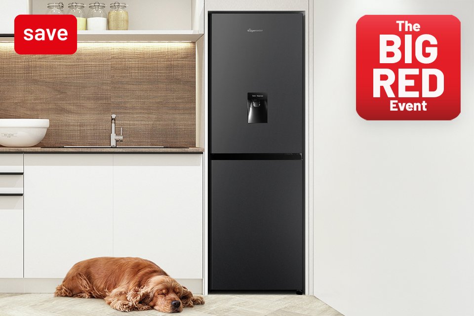 The Big Red Event. Save on selected refrigeration appliances with codes RED10 and RED20.
