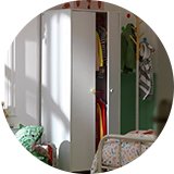 Wardrobes.