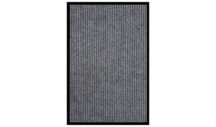 Walplus Doormat - Striped Grey - 80 x 120 cm