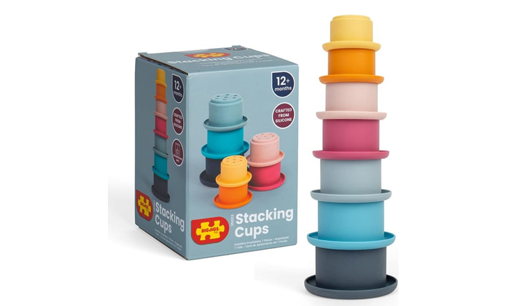 Bigjigs Toys Stacking Cups - 12 Months +