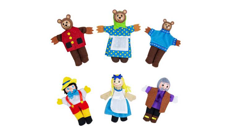 Bigjigs Toys Goldilocks Finger Puppets - 3 Years +