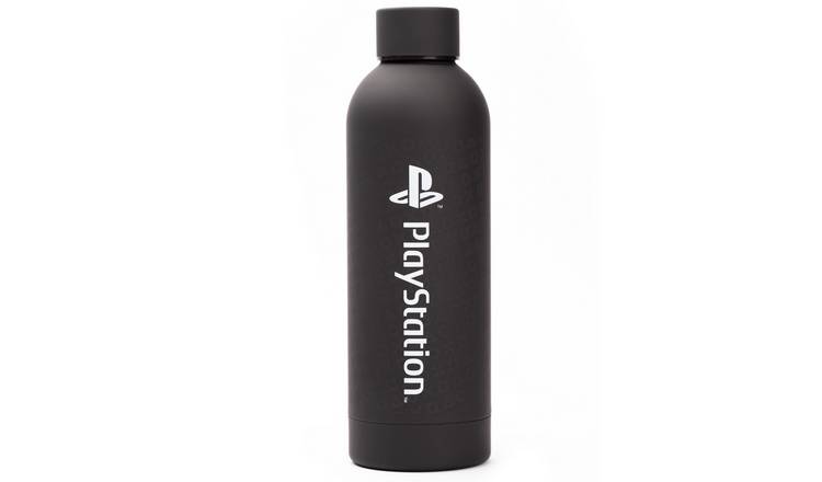 PlayStation Basic Logo Print Stainless Steel Bottle - Black